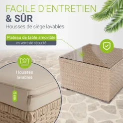 Polyrattan Lounge Punta Cana