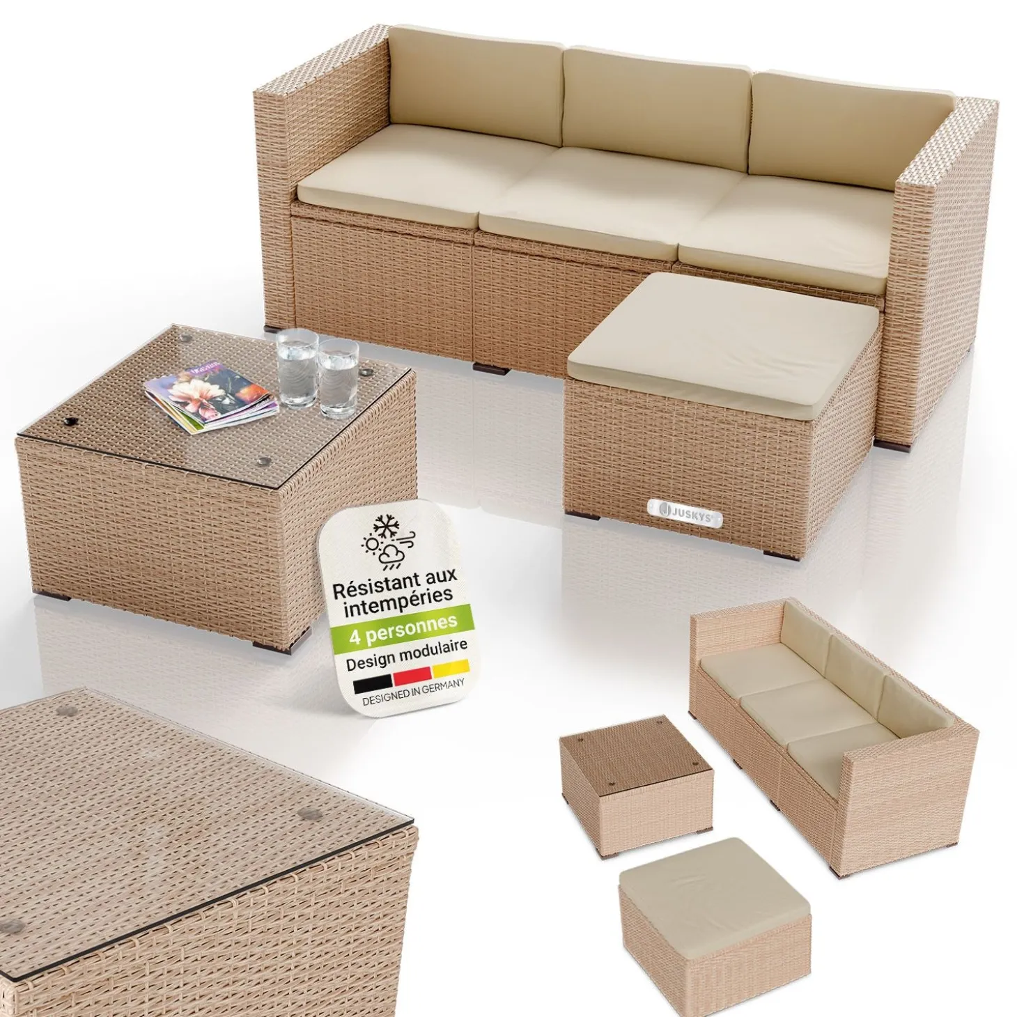 Polyrattan Lounge Punta Cana