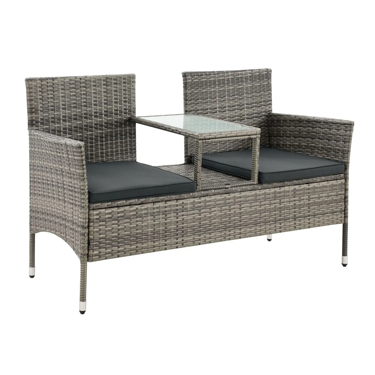 Polyrattan Sitzbank Monaco