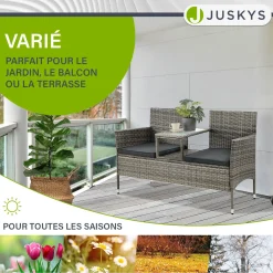 Polyrattan Sitzbank Monaco