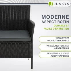 Polyrattan Sitzbank Monaco