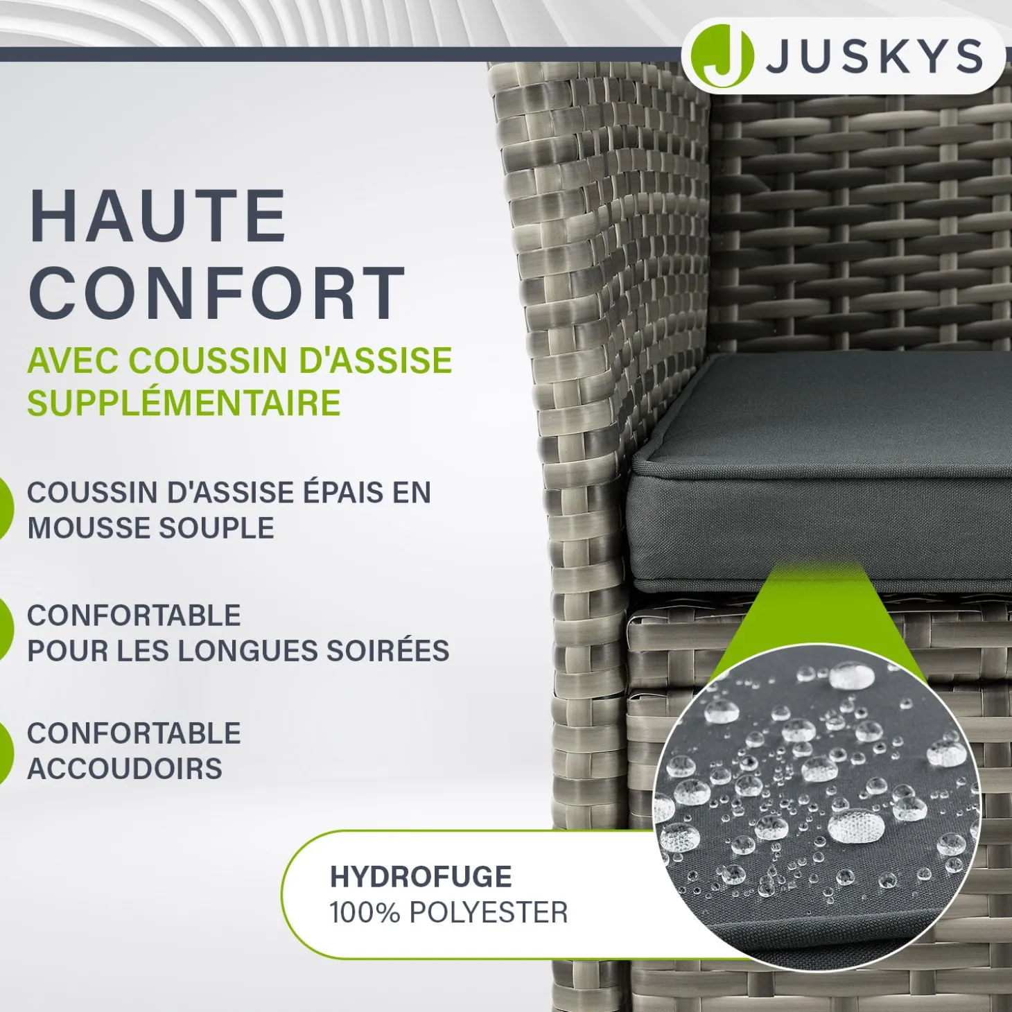 Polyrattan Sitzbank Monaco