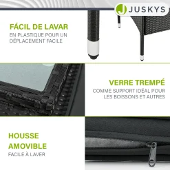 Polyrattan Sitzbank Monaco