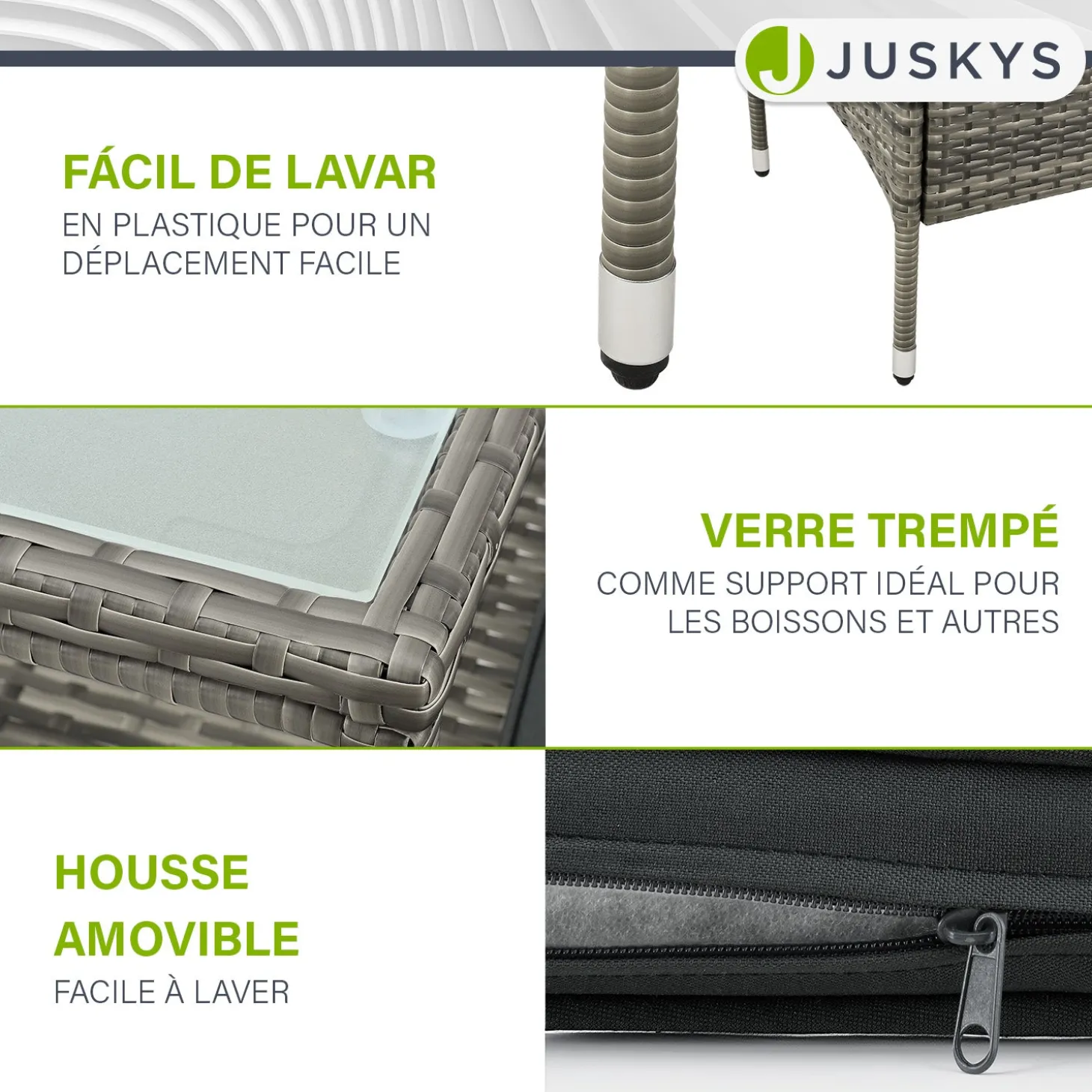 Polyrattan Sitzbank Monaco