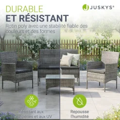 Polyrattan Sitzgruppe Fort Myers
