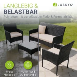 Polyrattan Sitzgruppe Fort Myers