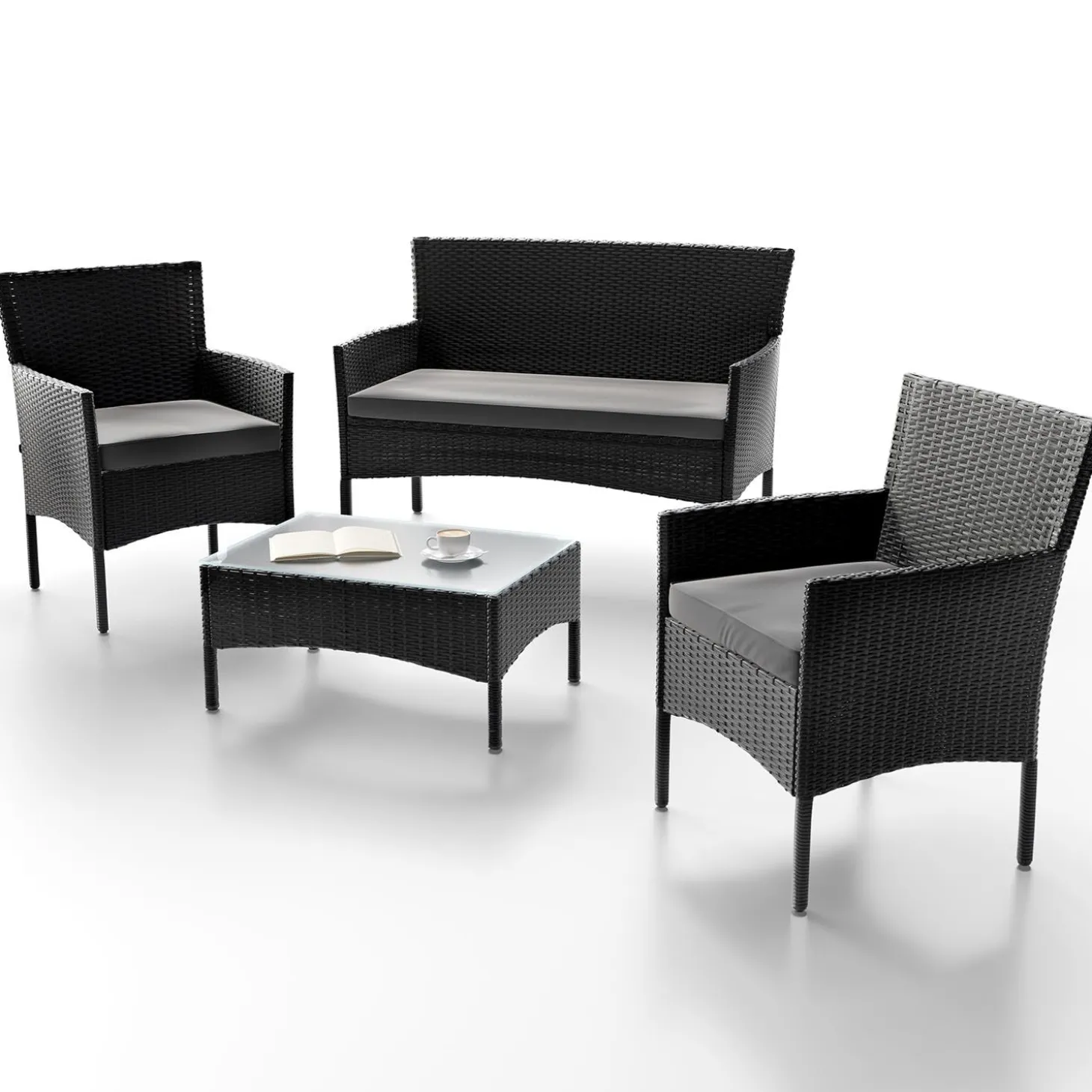 Polyrattan Sitzgruppe Fort Myers