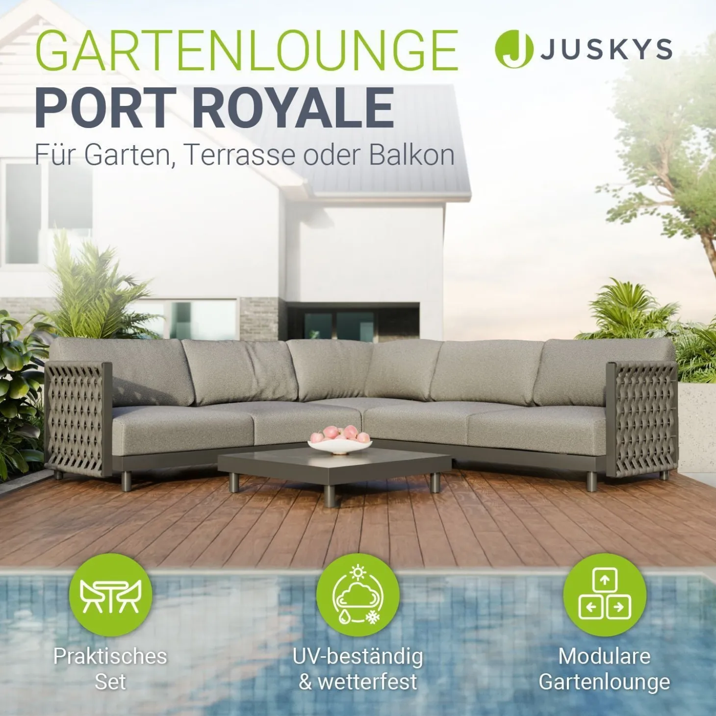 Premium Gartenmöbel Set Port Royale