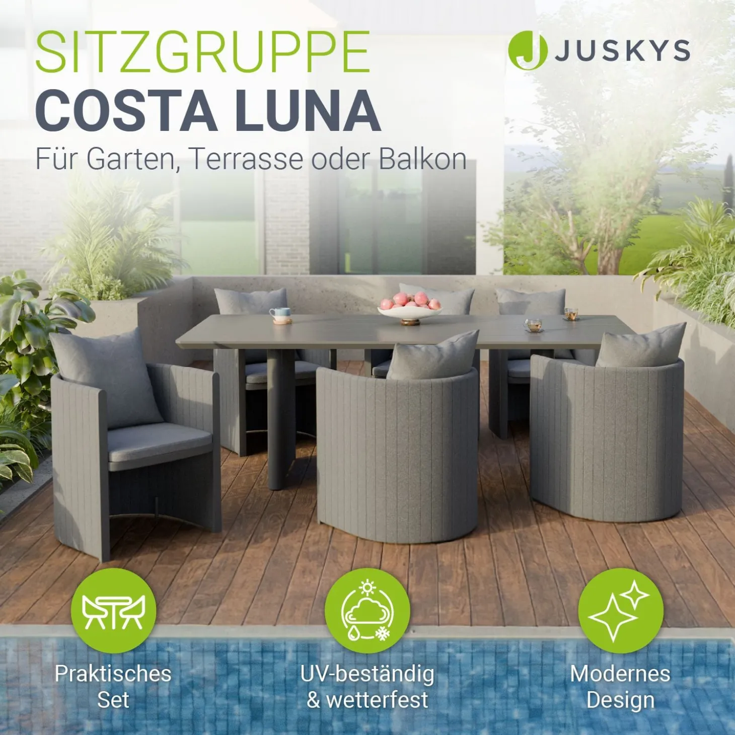 Premium Sitzgruppe Costa Luna