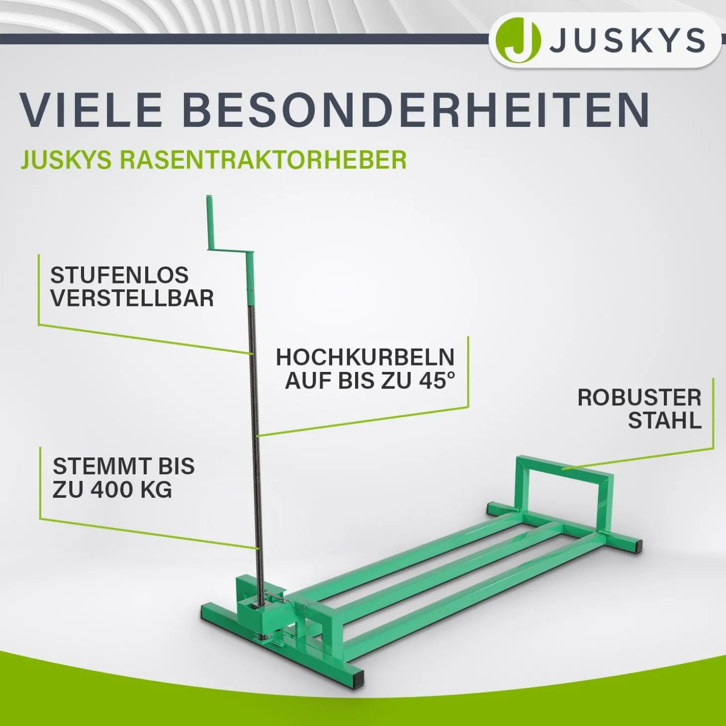 Rasentraktorheber bis 400 kg