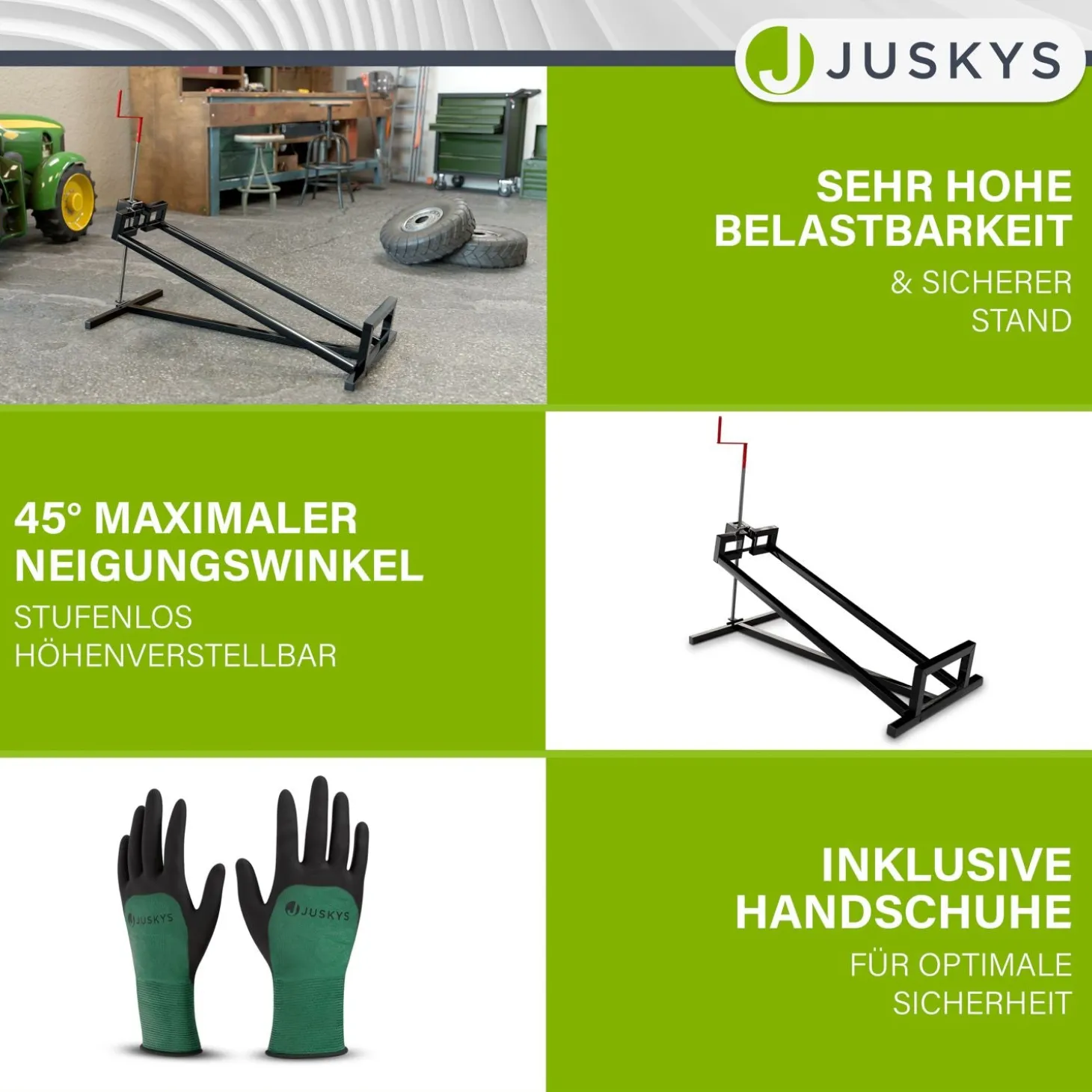 Rasentraktorheber bis 400 kg