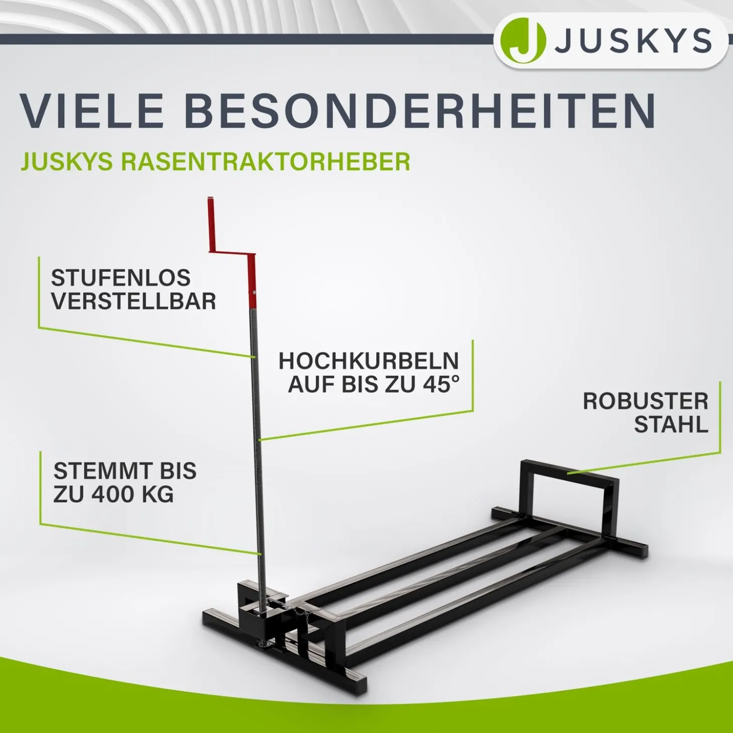 Rasentraktorheber bis 400 kg