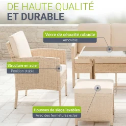 Rattan Sitzgruppe Turin