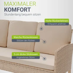 Rattan Sitzgruppe Turin