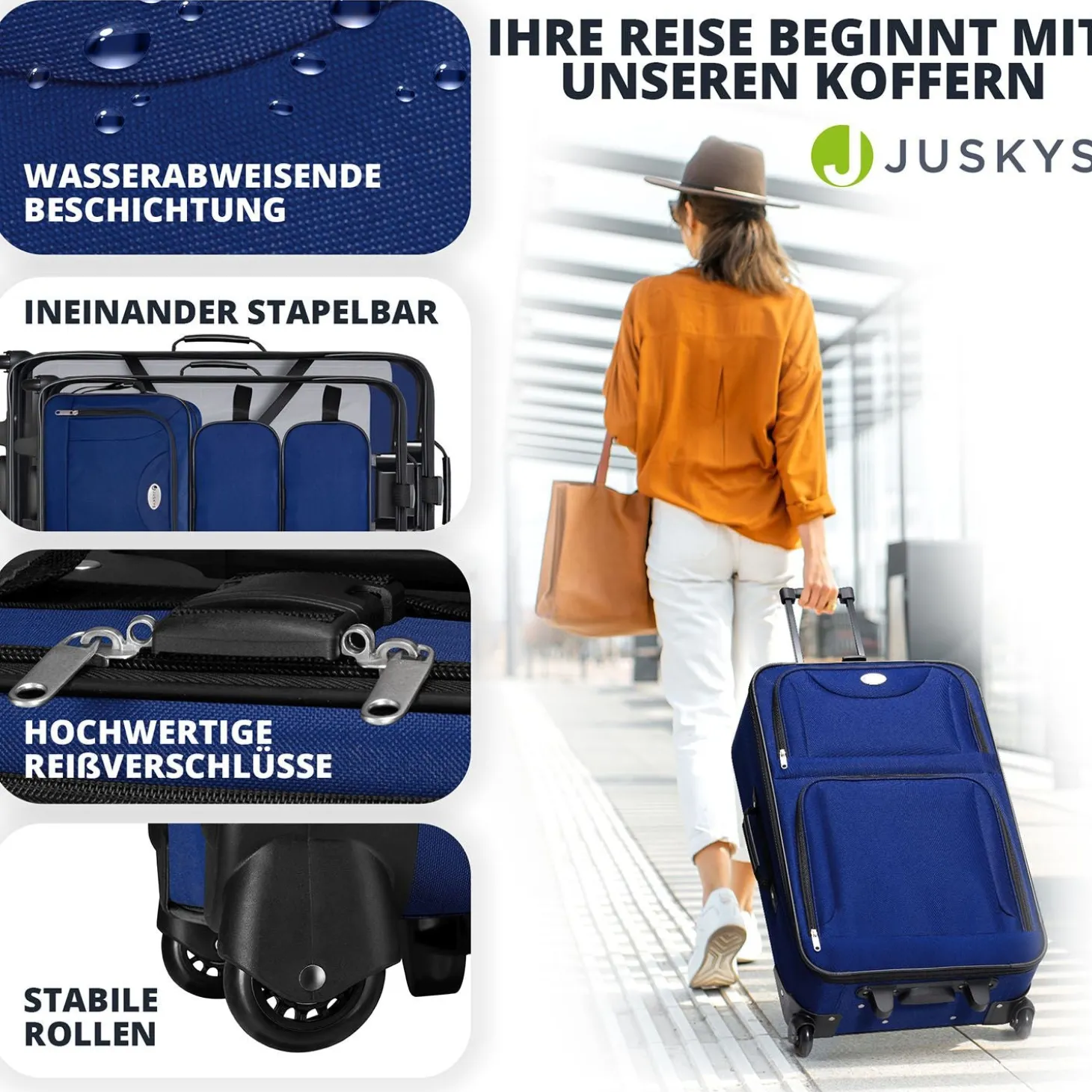 Reise Trolley Kofferset Athen