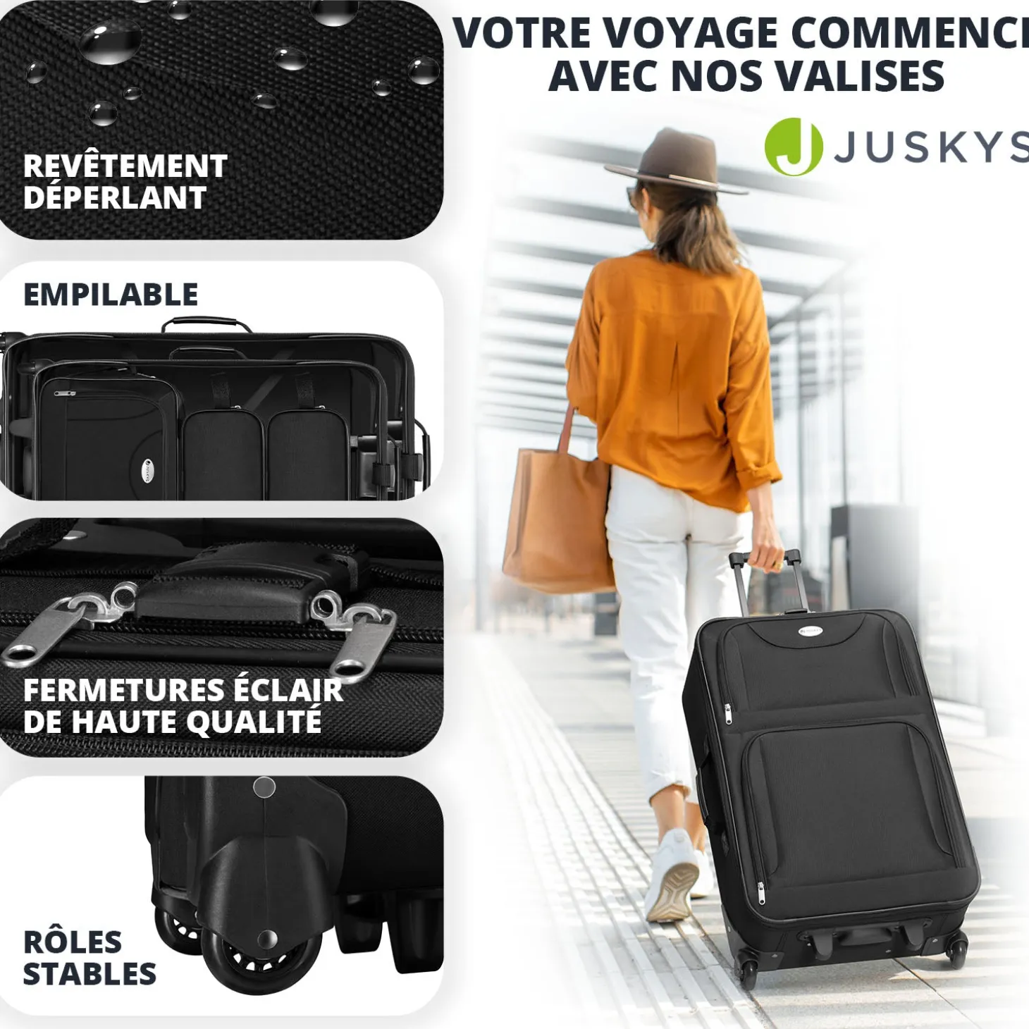 Reise Trolley Kofferset Athen
