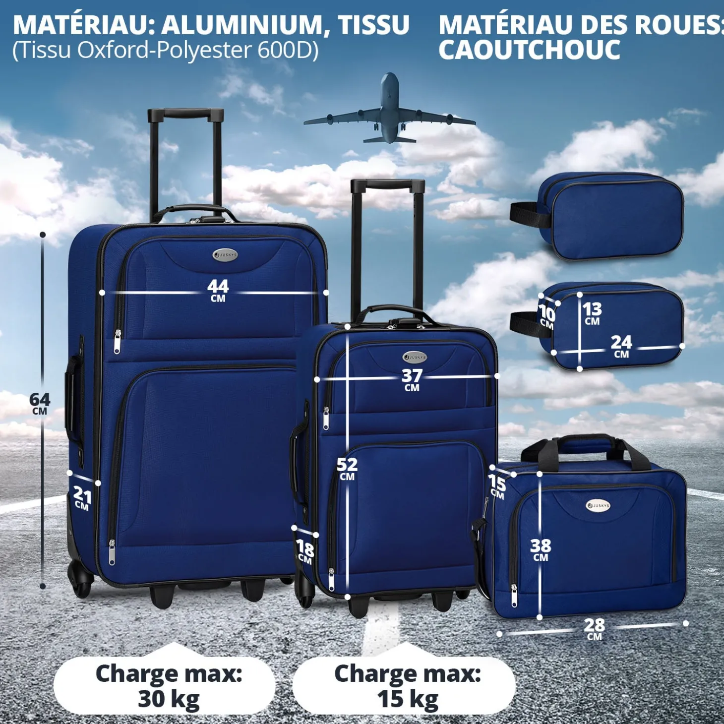 Reise Trolley Kofferset Athen