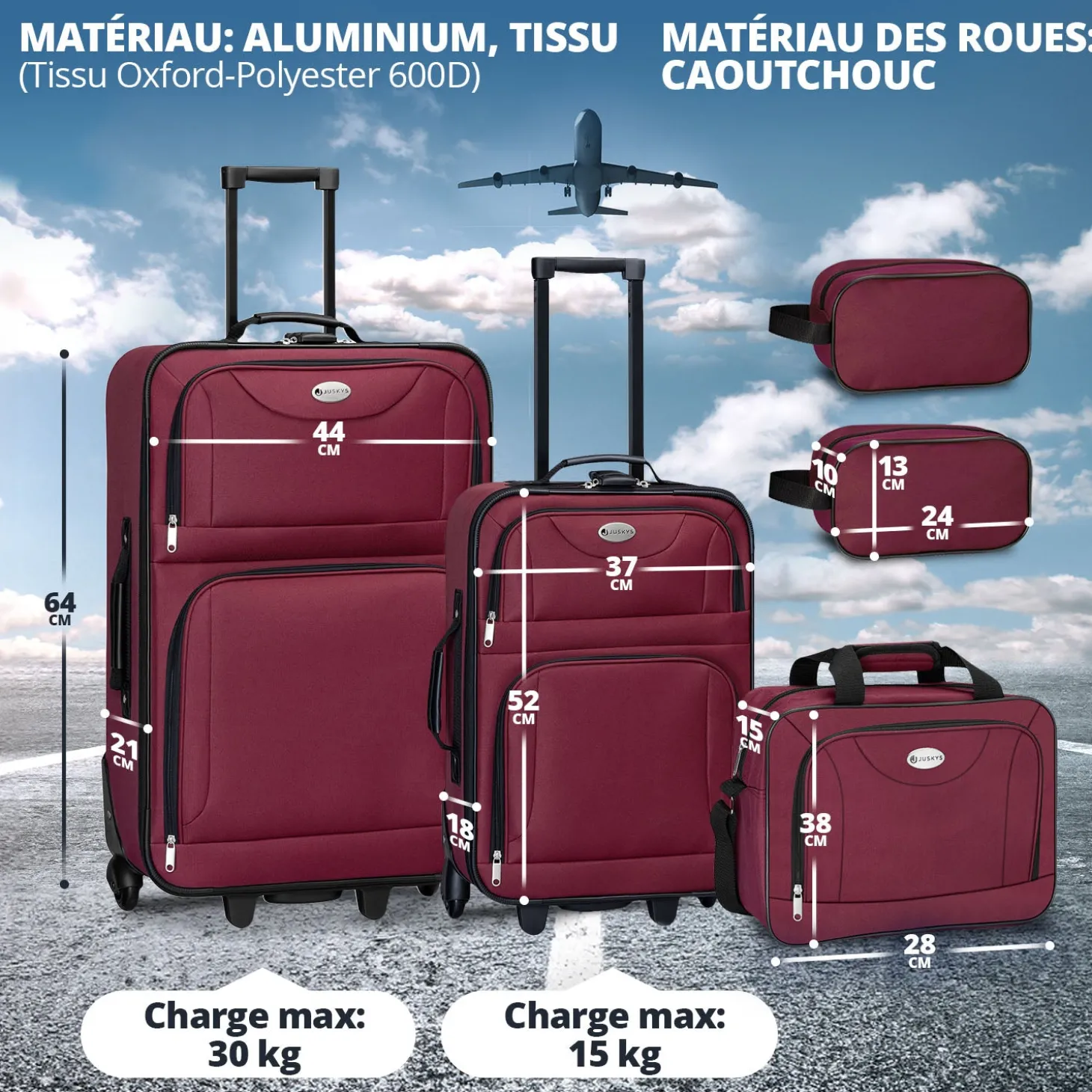 Reise Trolley Kofferset Athen