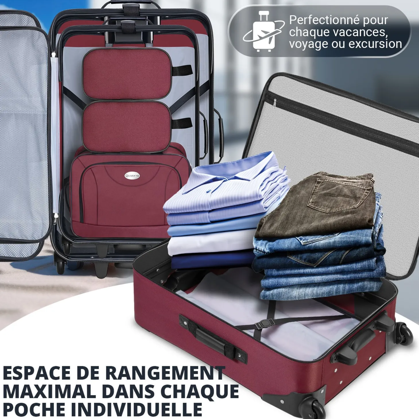 Reise Trolley Kofferset Athen