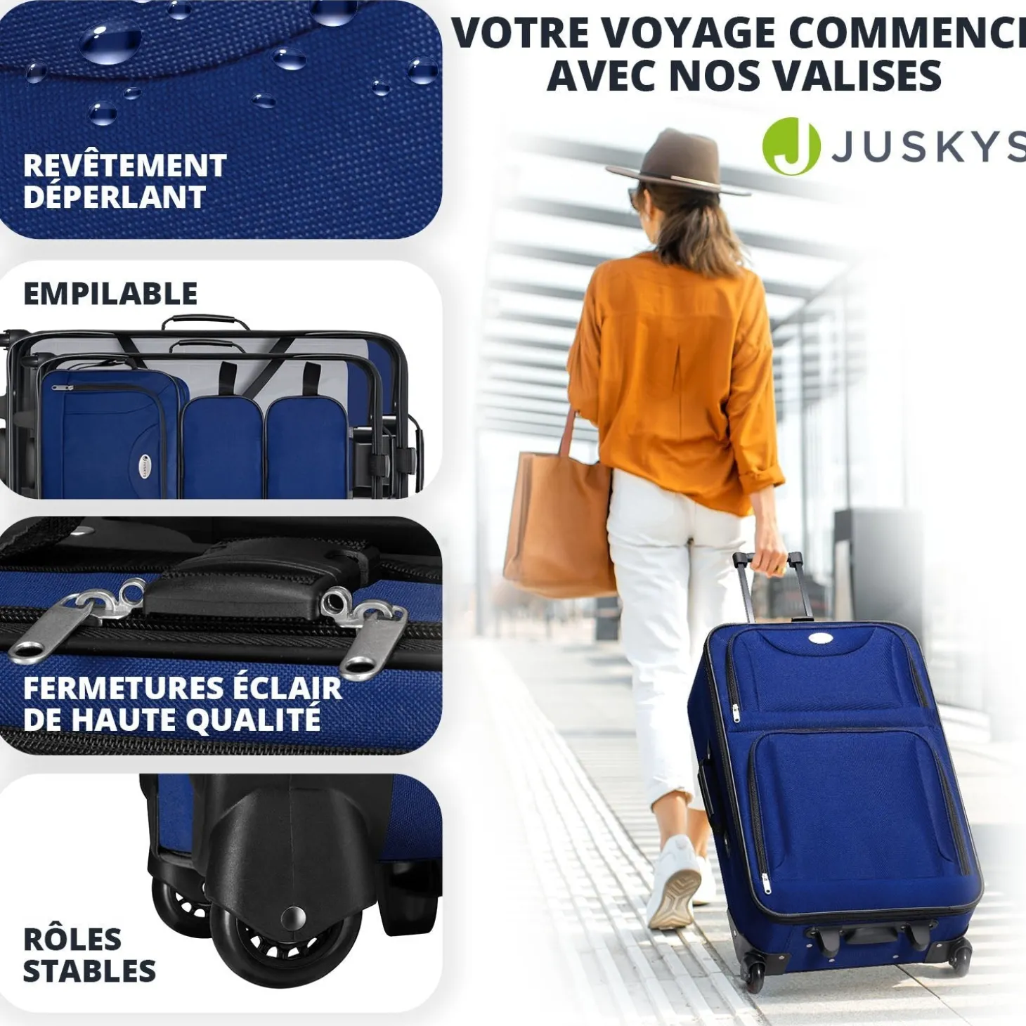 Reise Trolley Kofferset Athen
