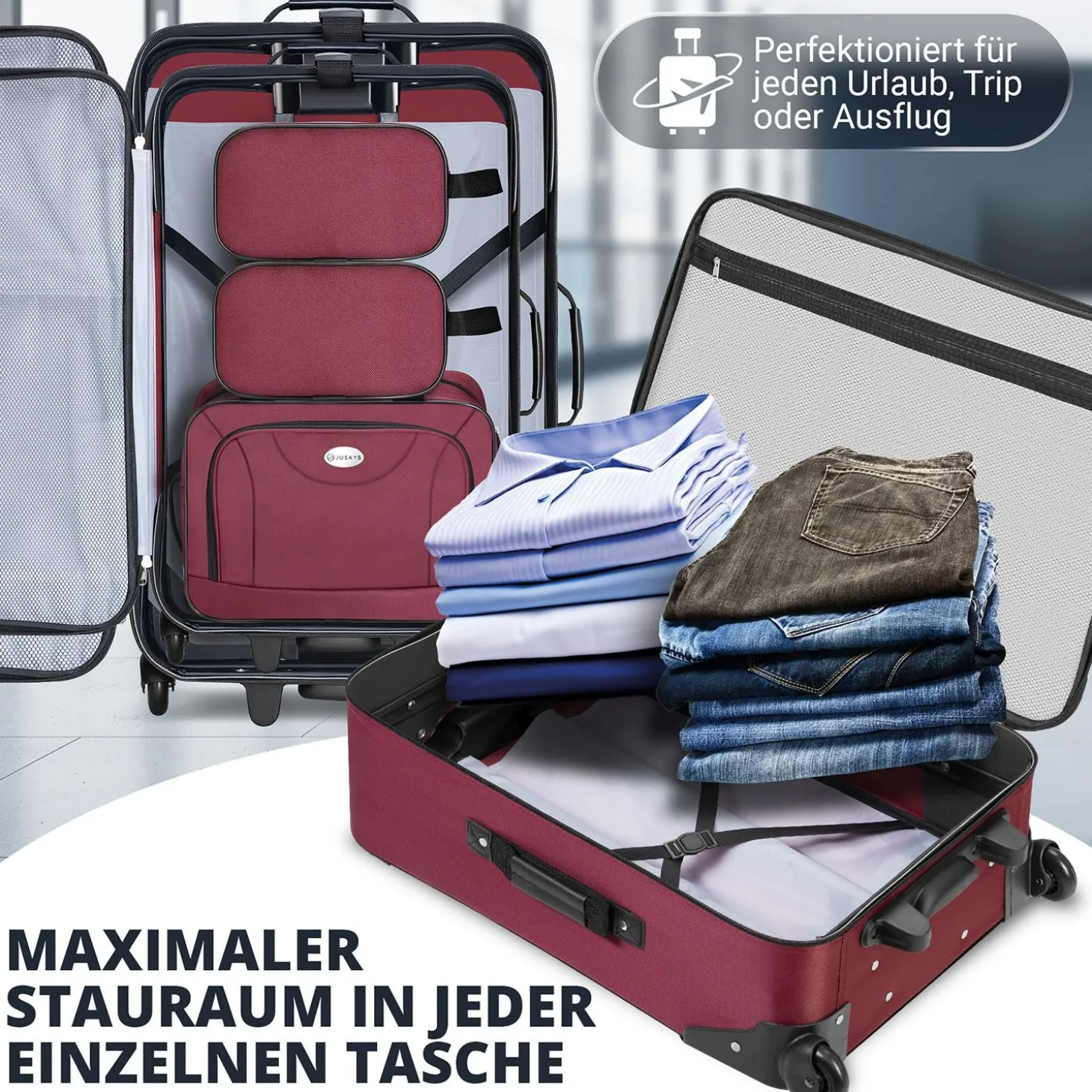 Reise Trolley Kofferset Athen