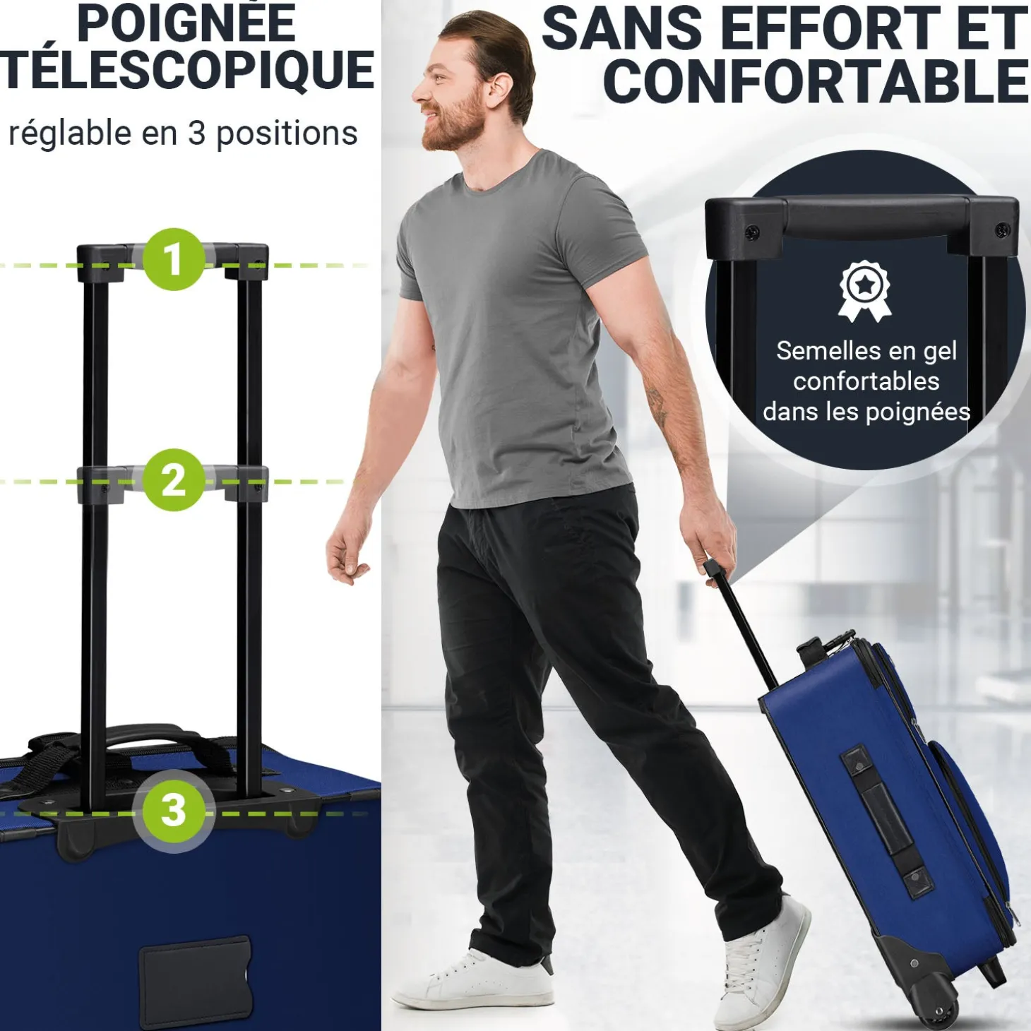 Reise Trolley Kofferset Athen