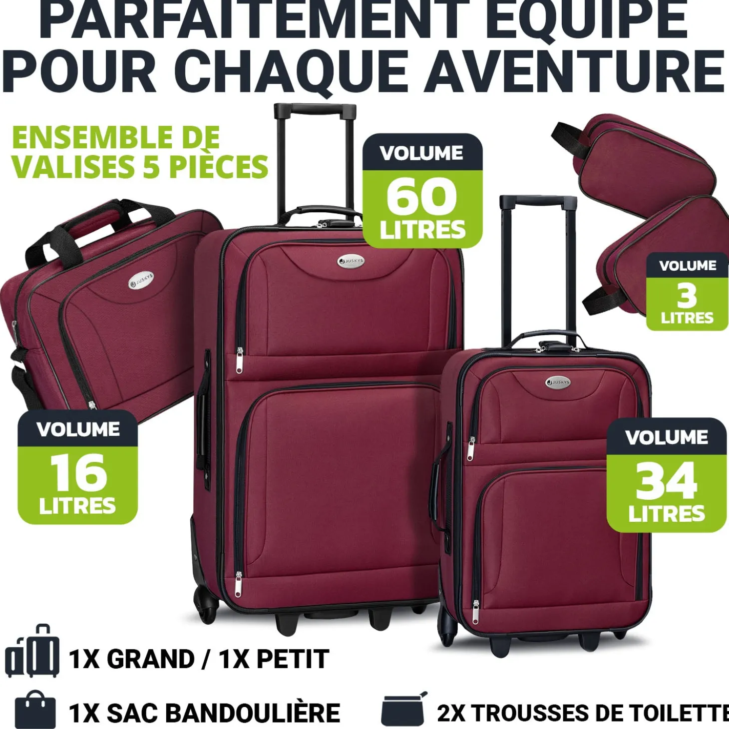 Reise Trolley Kofferset Athen