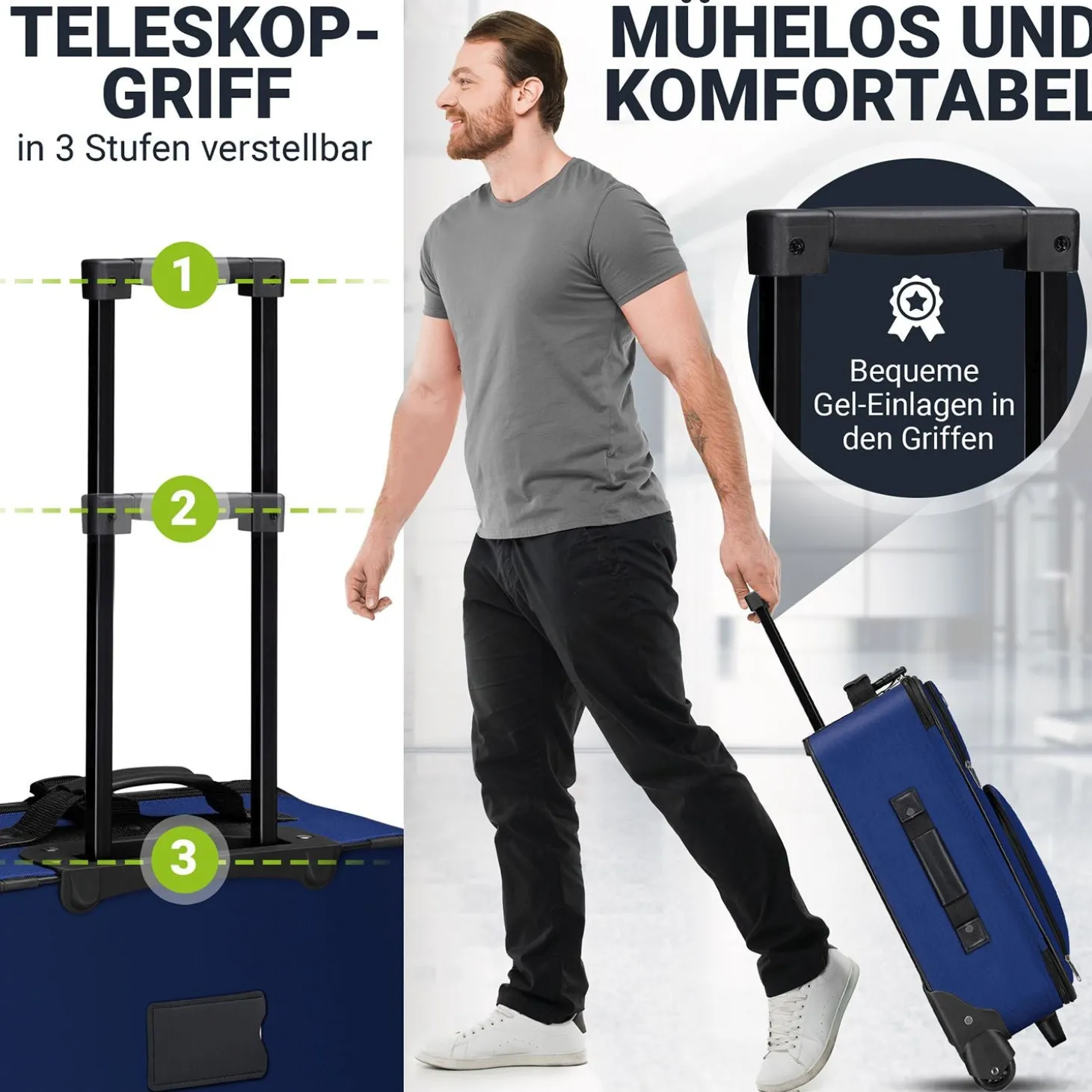 Reise Trolley Kofferset Athen