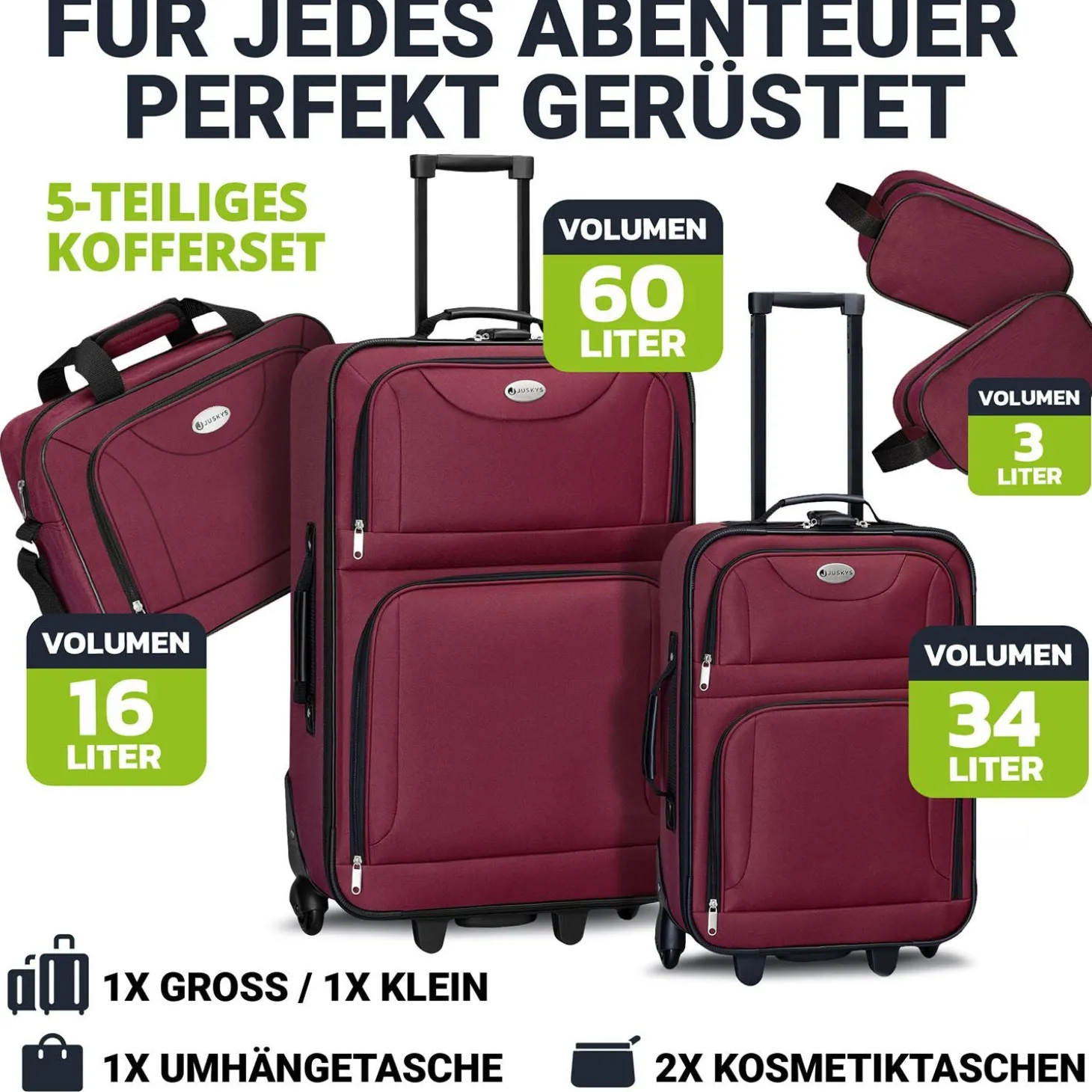 Reise Trolley Kofferset Athen
