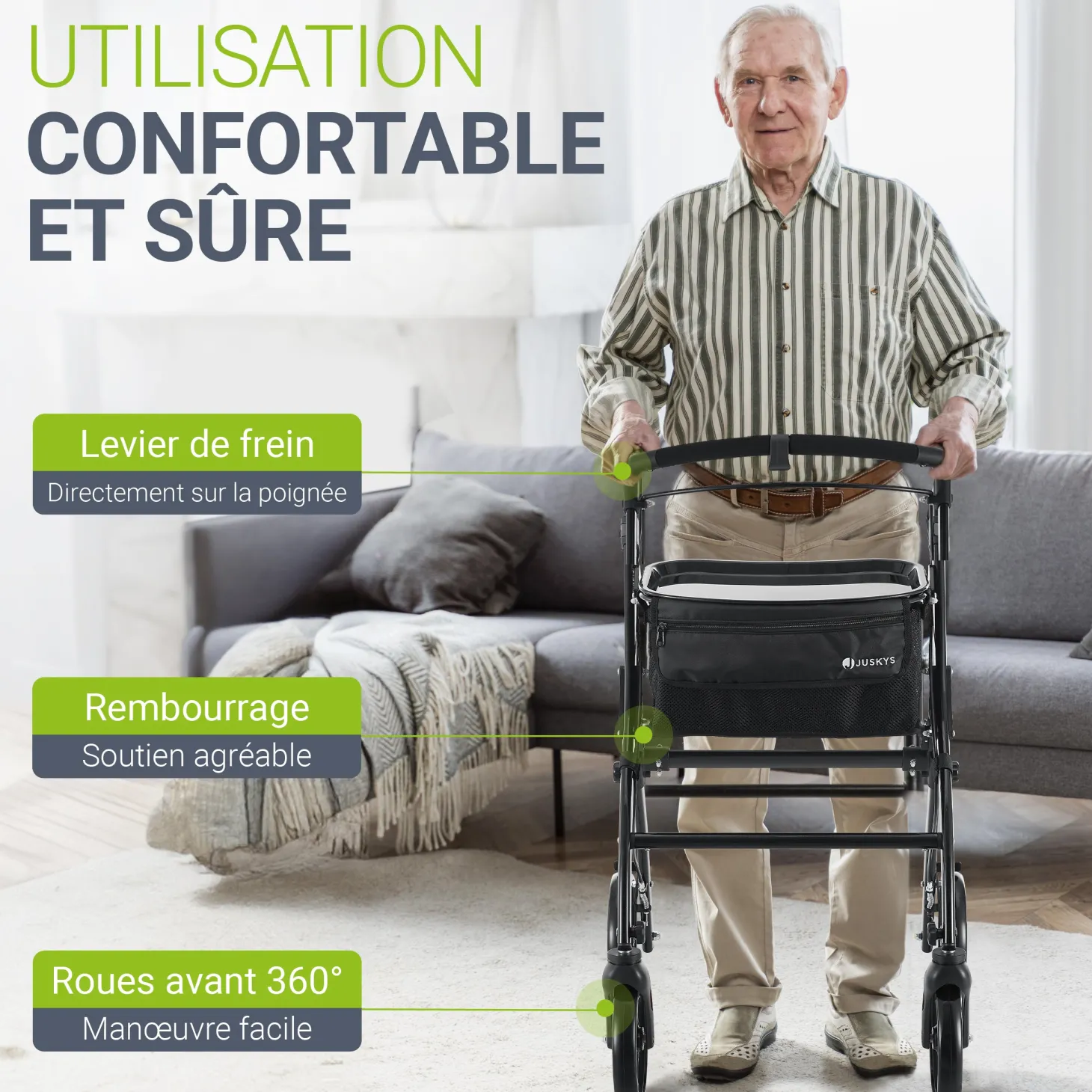 Rollator für die Wohnung