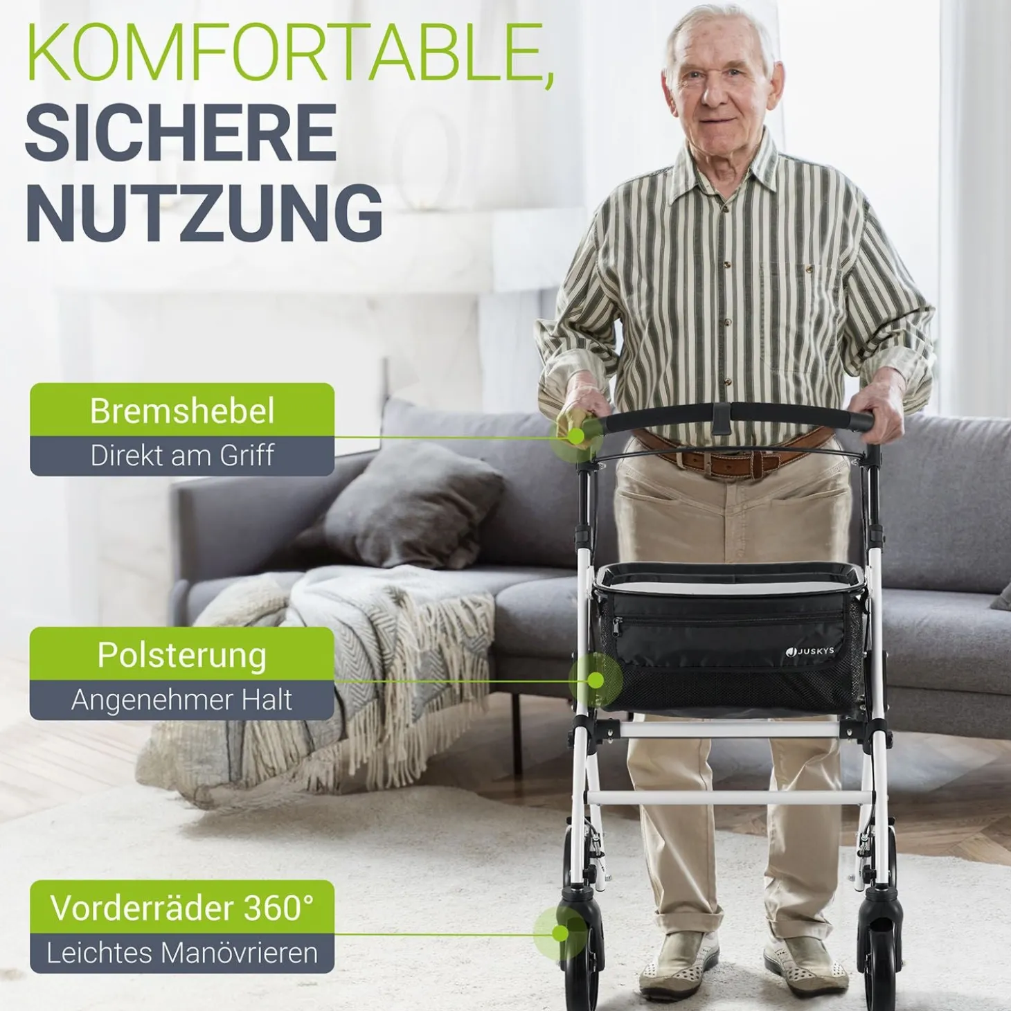 Rollator für die Wohnung