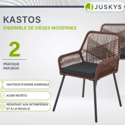 Rope Gartenstühle Kastos