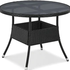 Runder Polyrattan Gartentisch Yoro