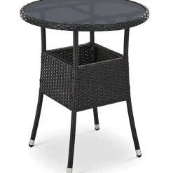 Runder Polyrattan Gartentisch Yoro
