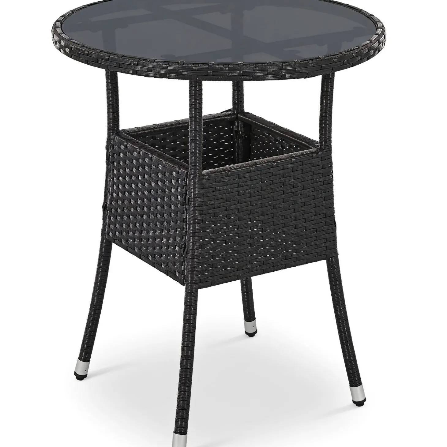 Runder Polyrattan Gartentisch Yoro