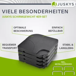 Schirmgewicht 4er Set Quad
