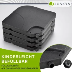Schirmgewicht 4er Set Quad