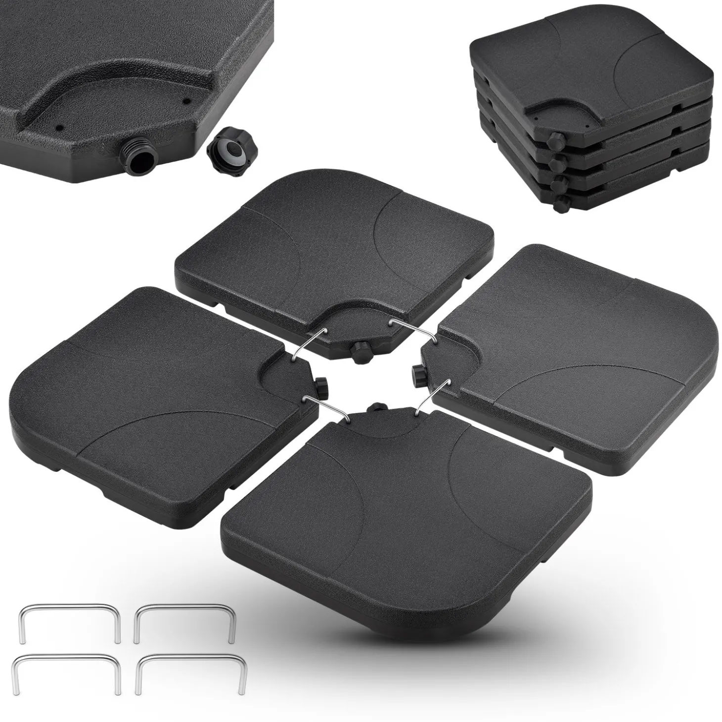 Schirmgewicht 4er Set Quad