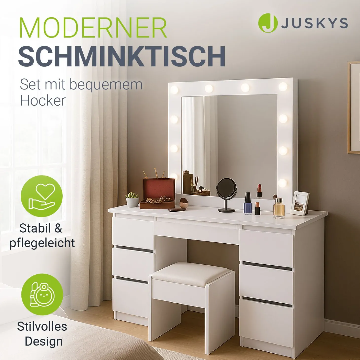 Schminktisch mit Spiegel Talea