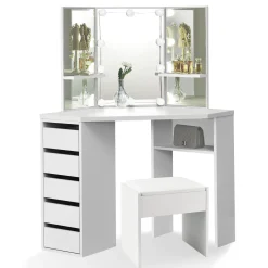 Schminktisch Nova mit Hocker Melly
