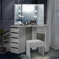 Schminktisch Nova mit Hocker Melly
