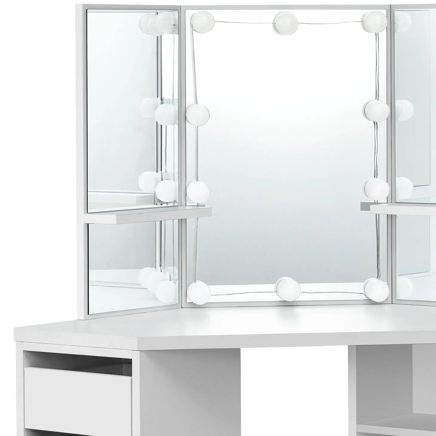 Schminktisch Nova mit Hocker Melly