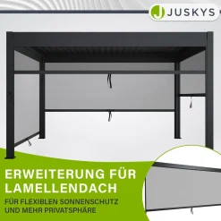 Seitenwand für Lamellendach Tahiti