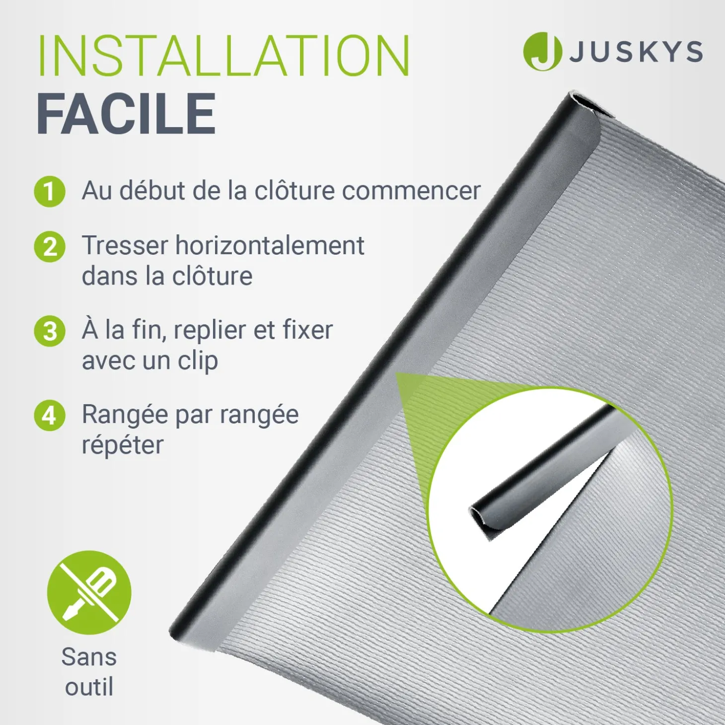 Sichtschutzstreifen PVC
