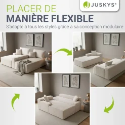 Sofa Coredo mit Cord Bezug & Dekokissen