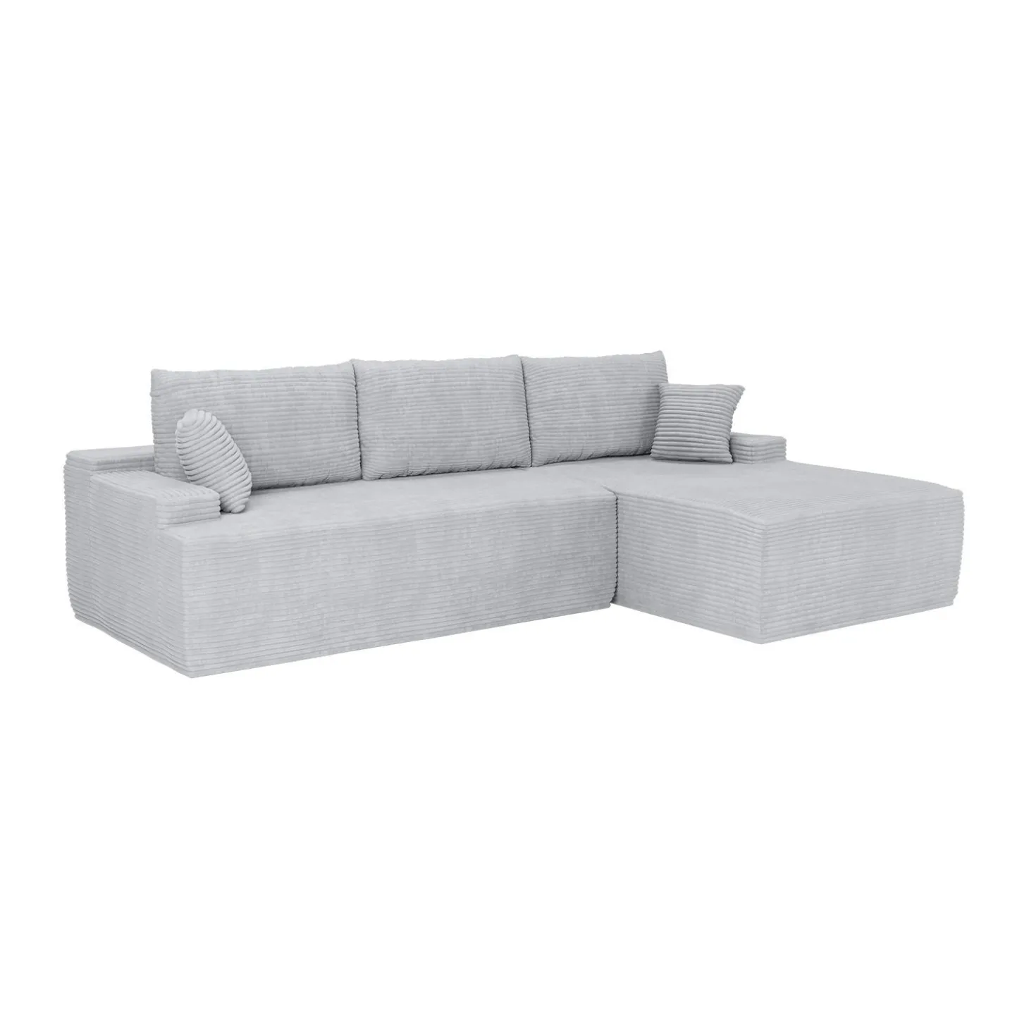 Sofa Coredo mit Cord Bezug & Dekokissen