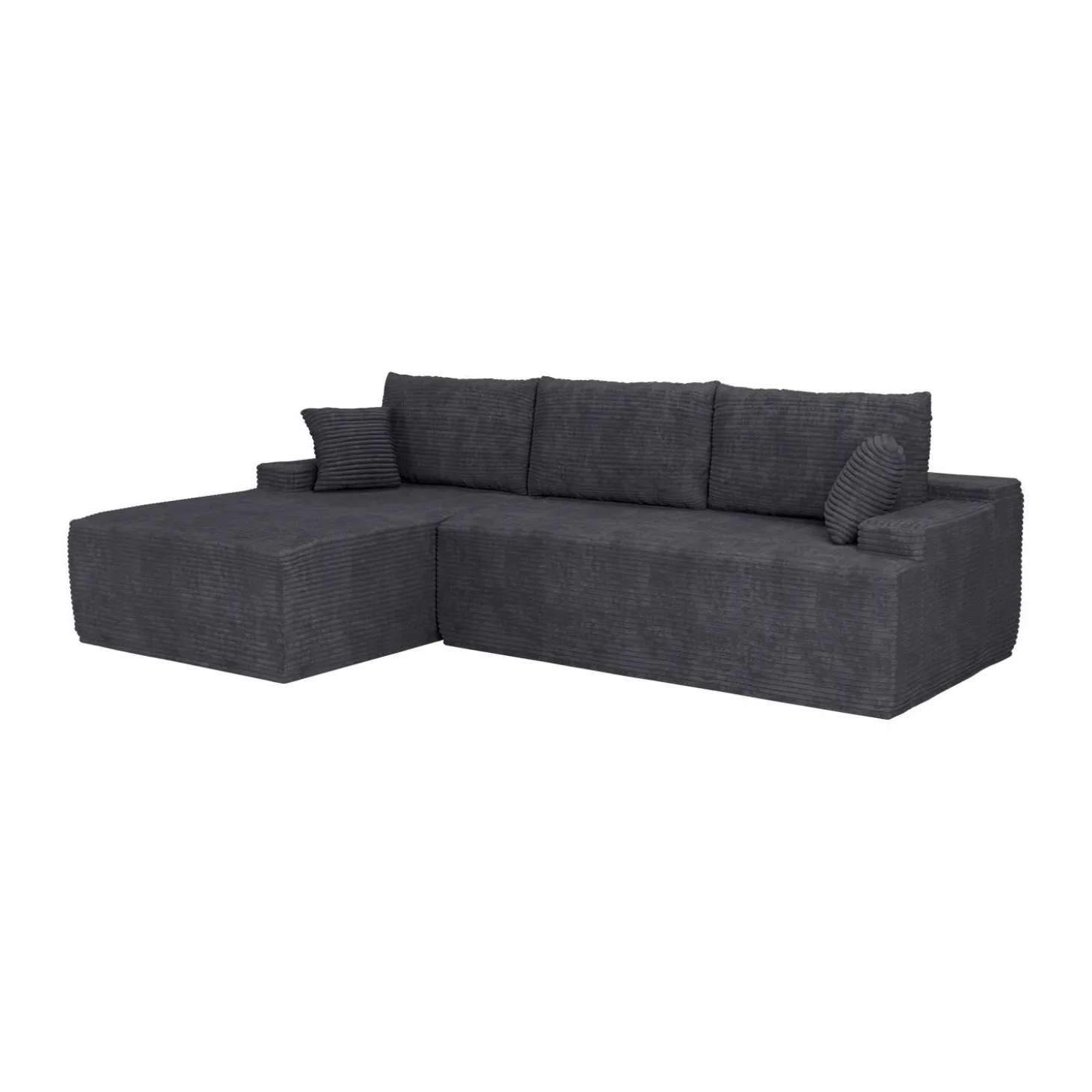 Sofa Coredo mit Cord Bezug & Dekokissen