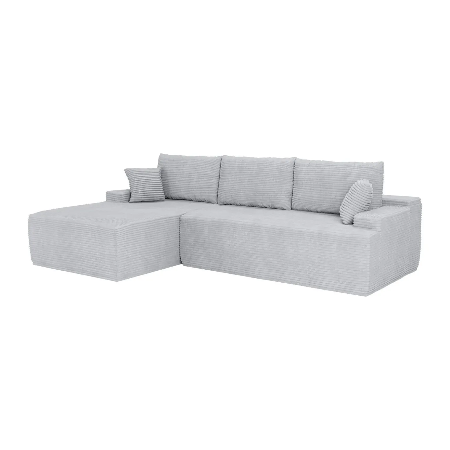 Sofa Coredo mit Cord Bezug & Dekokissen