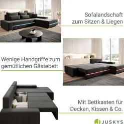 Sofa Davos mit LED