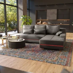 Sofa Davos mit LED